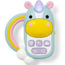 스킵합 유아용 유니콘 핸드폰 놀이 장난감 305410, 멀티컬러, 1개