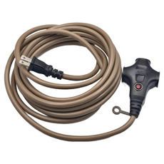 ADAMOUTDOOR 戶外延長動力線, 3插座 2PIN, 5M/10M/15M/20M, AC125V 15A 1650W MAX, 沙漠, 1個