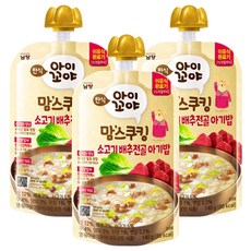 Namyang 南陽乳業 15個月以上孩童輔食, 牛肉白菜火鍋口味, 140g, 3包