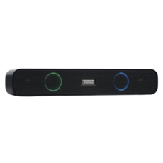 mimax 米覓 重低音霸雙喇叭藍芽音響 30.8 x 5.6 x 6.4cm, PLAY-1D, 黑色