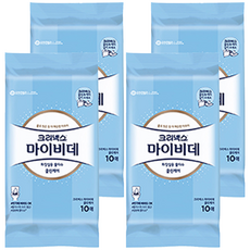 마이비데 클린케어 비데티슈 휴대형, 10매, 4개
