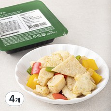 집반찬연구소 간장소스 모둠어묵볶음, 110g, 4개