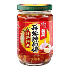 義美 蒜蓉辣椒醬, 230g, 1罐