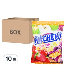 MORINAGA 森永 HI-CHEW 嗨啾 綜合水果軟糖, 10袋, 90g