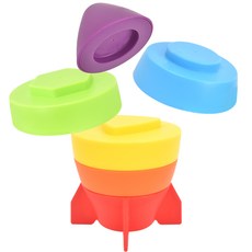OZ TOY 火箭積木疊疊樂堆疊塔幼兒玩具, 隨機出貨, 1組