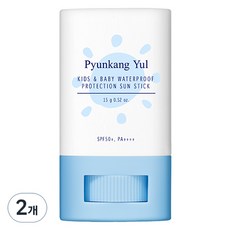 편강율 키즈앤베이비 워터프루프 프로텍션 선스틱 SPF50+ PA++++, 15g, 2개
