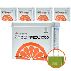 고려은단 비타민C 1000 + 쇼핑백, 180정, 5개
