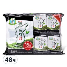 지도표성경 녹차 식탁김, 5g, 48개