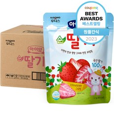 일동후디스 아이얌 동결건조 과일칩 순딸기, 12g, 10개