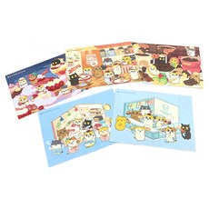 黃阿瑪的後宮生活 後宮美食家明信片 Set 5個 10.5 x 14.8 cm 台灣製, B款