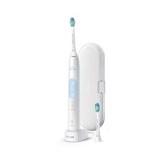 필립스 소닉케어 프로텍티브클린 3.0 전동칫솔, HX6859/07, 화이트-라이트블루, 1개
