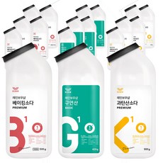 Rainbow Shop Tok Tokki 三劍客小蘇打特級 500g + 檸檬酸鹼 420g + 小蘇打特級 500g, 6套