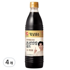 청정원 조선간장, 840ml, 4개