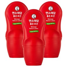 曼秀雷敦 熱力舒緩按摩滾珠, 1瓶, 3瓶