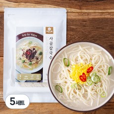 마포식품 사골 칼국수 + 소스 3인분 세트 555g, 5세트