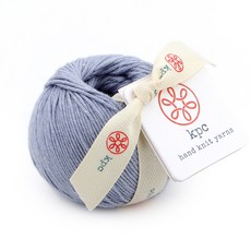 kpc yarn 가쉽 DK 면 뜨개실 50g, 브리즈, 113m, 1개