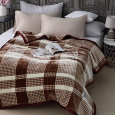 Ishur 伊舒爾 頂級拉舍爾加厚雙層毯, 150x200公分, 100% Polyester (超細纖維), 150 × 200cm, 法比荷