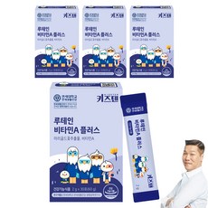 키즈텐 루테인 비타민A 플러스, 60g, 4개 30포, 4개