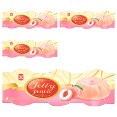 e.Ben 一本 水蜜桃布丁 110g x 3入/組, 330g, 4組