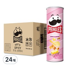 프링글스 켈로그 버터카라멜, 110g, 24개
