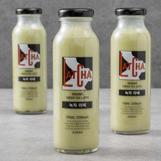 녹차라떼, 255ml, 3개