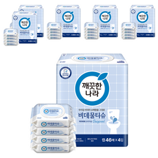 KleanNara 可綠納樂 Doctor Bidet 馬桶濕紙巾帽型, 46張, 24個