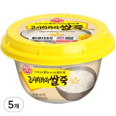 오뚜기 고시히카리 쌀죽, 285g, 5개 - 처음에흰쌀죽