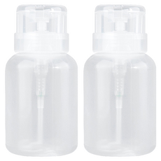 美甲器卸妝瓶 220ml, 2個, 透明