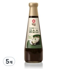 백설 프리미엄 굴소스, 500g, 5개