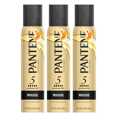 PANTENE 潘婷 Pro-V 持久定型慕斯, 187g, 3個