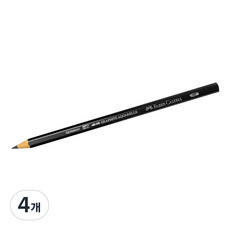 FABER-CASTELL 輝柏 水彩黑鉛鉛筆 117806, 6B, 4個