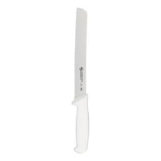 SANELLI SUPRA 麵包刀 21cm 白色 德國特殊不鏽鋼 高級TPE手柄 義大利製, 1支