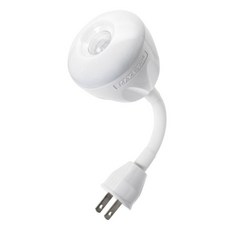 MAX STAR 太星電工 一把照LED感應燈 4W AC插頭式 暖白光 360度角度調整, 1個