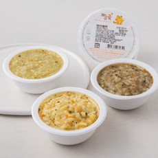 짱죽 냉장 이유식 죽 2단계 만 7~8개월부터 B세트 200g x 4팩, 연어브로콜리죽 + 꼬꼬전복죽 + 한우소고기야채죽 + 한우단호박테프죽, 1세트