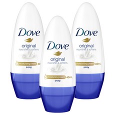 도브 오리지날 롤온 데오드란트, 40ml, 3개
