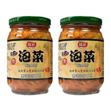 龍宏 韓式泡菜，無添加防腐劑，全素, 380g, 2罐