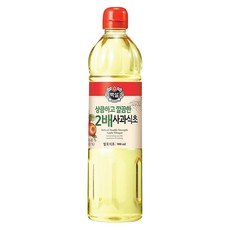 백설 상큼하고 깔끔한 2배사과식초, 900ml, 1개