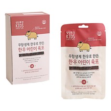 설성목장 무항생제 한우로 만든 한우 어린이 육포 25g, 쇠고기 육포맛, 1개, 125g