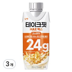 TAKEFIT 蛋白質飲Max 香甜口味, 250ml, 3個