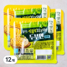 지구식단 풀무원 식물성 지구 식단 두부면 얇은면, 300g, 4개