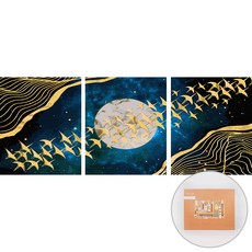 아트조이 DIY 명화 그리기 3단세트 40 x 50 cm, 황금새 오작교