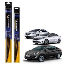 MICHELIN 米其林 半徑標準雨刷 2 件套, Avante MD+K3(2012~2017)+i30 GD(2011~2016)