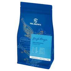 金車 MR.BROWN 伯朗咖啡 哥倫比亞單品咖啡豆450g, 中度烘焙, 口感平衡, 帶有淡淡果香, 咖啡豆(無研磨), 450g, 1包
