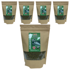 茂喜食品 有機綠豆 400公克, 適合做成飲品或甜點, 400g, 5包