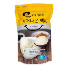 엉클탁 바비달다 씻어나온 백미, 1kg, 1개