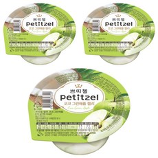 CJ petitzel 果凍 椰子青蘋果口味, 3個, 210g