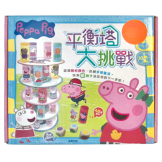 Peppa Pig 粉紅豬小妹 平衡塔大挑戰, 包含48個積木, PG041B, 1盒