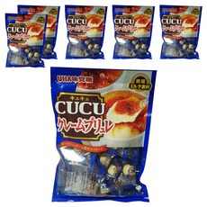 UHA 味覺糖 CUCU焦糖布丁糖 80g, 6袋