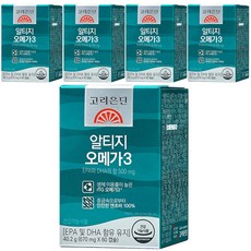 고려은단 알티지 오메가3 40.2g, 60정, 5개