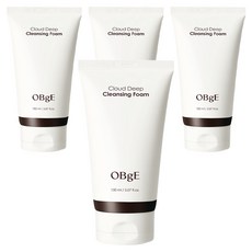 OBge 클라우드 딥 클렌징폼, 4개, 150ml